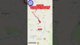 Train Route Of 12214 Yesvantpur AC Duronto Express shorts durontoexpress [upl. by Randall559]