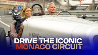 Take a tour of the Circuit de Monaco with David Coulthard and Nicki Shields 🇲🇨  Monaco EPrix [upl. by Terrijo816]