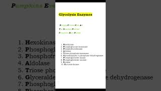 Glycolysis Enzyme Mnemonics Easiest Way to Remember 2024 biochemistrymnemonics usmle [upl. by Sikata376]