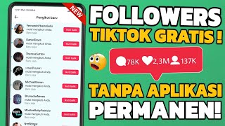 5 Menit Ribuan Followers  Cara Menambah Followers Tiktok Gratis Permanen 2024 [upl. by Lajes]