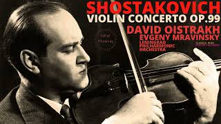 Shostakovich  Violin Concerto No 1 Op 99 Centurys recording David Oistrakh Evgeny Mravinsky [upl. by Anairotciv]