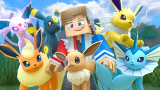 Using BEST Eevee ONLY Team in Pixelmon [upl. by Sell]