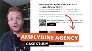 Amplidyne Case Study Cracking Ecom Cold Email Outreach [upl. by Eeliak]