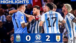 Argentina vs Uruguay 02 Full Highlights  Fifa World Cup 2026 Qualifiers [upl. by Pru742]