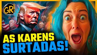 KAREN FESTIVAL AS MELHORES REAÇÕES A VITÓRIA DE TRUMP [upl. by Ingaborg]