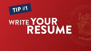 How to Write a WINNING RESUME  Internship Tip 1  The NSLS [upl. by Brina140]