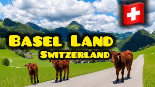 Driving in Switzerland 🇨🇭 Canton BaselLandschaft [upl. by Ahsert294]