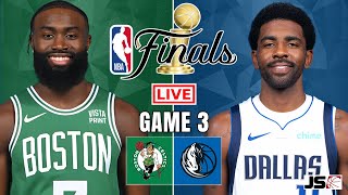 Dallas Mavericks vs Boston Celtics Game 3  NBA Finals Live Scoreboard 2024 [upl. by Aramahs]