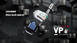 CRANNS VP6 Alarm Disc Lock [upl. by Perreault124]