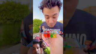 Wow 😲 lolipop 😲funny candy rubikscube challenge satisfying srahman rahimtoys comedyfilms [upl. by Odranoel]