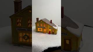 Dept 56 Nathaniel Bingham Fabrics New England Village Building available at treasuretiquecom [upl. by Anahsit777]