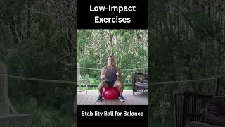 Improve Balance with a Stability Ball  Easy Balance Exercises [upl. by Airdna784]