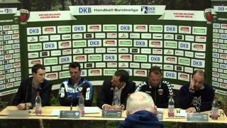 Pressekonferenz Füchse Berlin  TBV Lemgo DKB HandballBundesliga 26022015 [upl. by Hsu539]