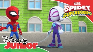 Marvel Spidey y su superequipo Un accidente peligroso  Disney Junior Oficial [upl. by Ammann]