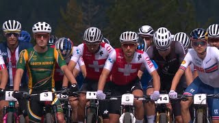 Mountain Bike Crosscountry Olympic Pal Arinsal Men Elite 50fps 1 Sep 2024 [upl. by Echo]