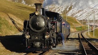 Steam on the Oberalp Pass Switzerland – Part 1 [upl. by Montagna840]