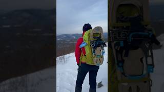 First snowy hike of 2024 winterhiking snow newhampshire [upl. by Stenger]