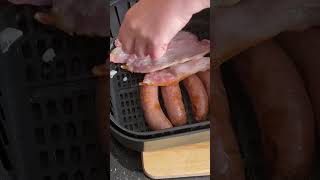 Air Fryer Sausages amp Bacon shorts [upl. by Justino]