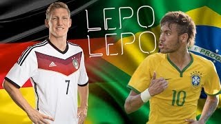 Neymar amp Schweinsteiger  Lepo Lepo Dance Song by Psirico amp Pitbull  World Cup 2014 [upl. by Dronski]