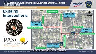 CR 52Meridian Ave Public Meeting Presentation [upl. by Ecirtra]