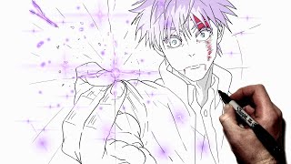 How To Draw Gojo Purple  Step By Step  Jujutsu Kaisen 2 [upl. by Craddock109]