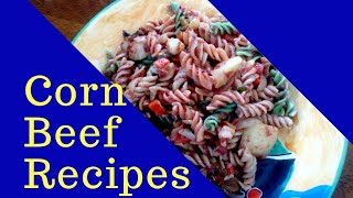 Corn Beef And Pasta Recipe [upl. by Samtsirhc]