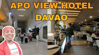 DAVAO APO VIEW HOTEL TOUR  DAVAO HOTEL [upl. by Sukram]