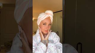 Microfiber towel hair wrap tutorial 🫶 hairwrap [upl. by Morganne]