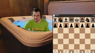 Magnus Carlsen streams Titled Tuesday March 2023  HOT TUB STREAM [upl. by Aderb]