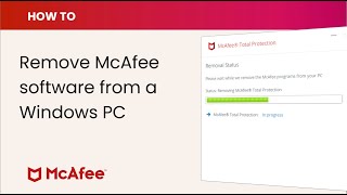 How to remove McAfee software from a Windows PC [upl. by Becca753]