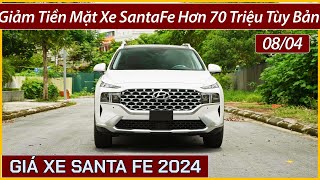 Khuyến mại xe Hyundai SantaFe đầu tháng 04 Giảm đến hơn 70 triệu tiền mặt tùy từng bản Xe Santafe [upl. by Cloris890]