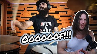 EL ESTEPARIO SIBERIANO  DREAM THEATER  THE ENEMY INSIDE  DRUM COVER  REACTION  COMMENTARY [upl. by Risteau]