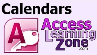 Create a Calendar in Microsoft Access [upl. by Pegasus]