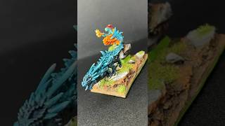 Skink Priest with his Spearback🧸🎨 beetlejuice painting art viralvideo warhammer reels [upl. by Perkins]