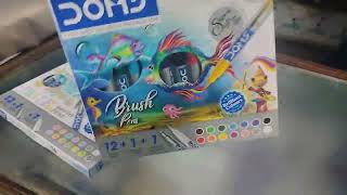 doms brush pens  doms brush pens unboxing unboxing panting brushpen [upl. by Rojam652]