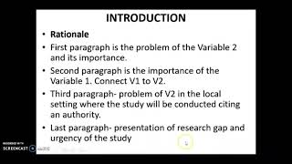 Background of the Study  Rationale  IMRAD  Quantitative Research [upl. by Anih]