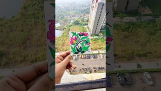 Motif illustration deeputhecreator illustration ytshorts himigouache trending diy viral [upl. by Millar]