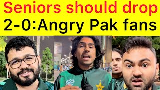 Angry Pakistan fans reaction after lost T20 series against Australia at Sydney [upl. by Buchalter]