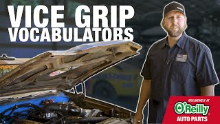 Vice Grip Vocabulators w Derek Bieri  OReilly Auto Parts [upl. by Sualk]