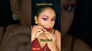 short Nose pin 👃how to remove nose pinnose piercingshort youtubeytshorts nosestud nosepin [upl. by Eilatan841]