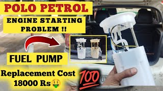 VW Polo Engine Starting Problem  Fuel Pump Replacement  TheRearHub startingproblem vwpolo [upl. by Albin]