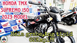 Honda TMX Supremo 150 2023 model Hala grabeang tipid 62kmpl [upl. by Annahpos]