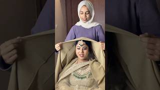 Bridal hijab rolling tutorial 🤍 bridalhijab bridalhijabtutorial bridalmakeup hdmakeup music [upl. by Danita]