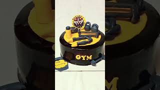 Gym theme cake 🏋️🏋️birthdaycake  trending  ytube shorts [upl. by Auqinom]