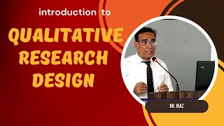 Qualitative Research Design Basics [upl. by Kalli]