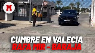 Rafa Mir y Baraja abandonan Paterna tras reunirse I MARCA [upl. by Mobley]