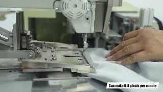 Automatic curtain pleating sewing machine [upl. by Urquhart]