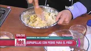 Receta de sopaipillas con pebre para pasar el frío [upl. by Ahtoelc836]