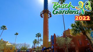 Busch Gardens 2022 Tampa Florida  Walkthrough Tour [upl. by Adekan]