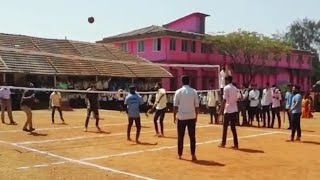 SDM College volleyball match Students Vs Lecturers Volley Ball Match [upl. by Nnylav]